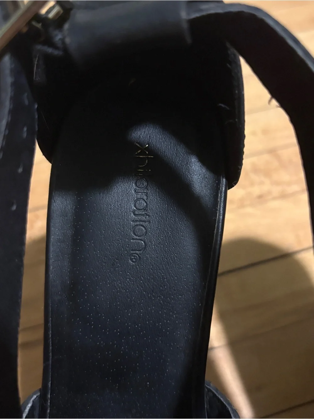 Xhilaration black platform